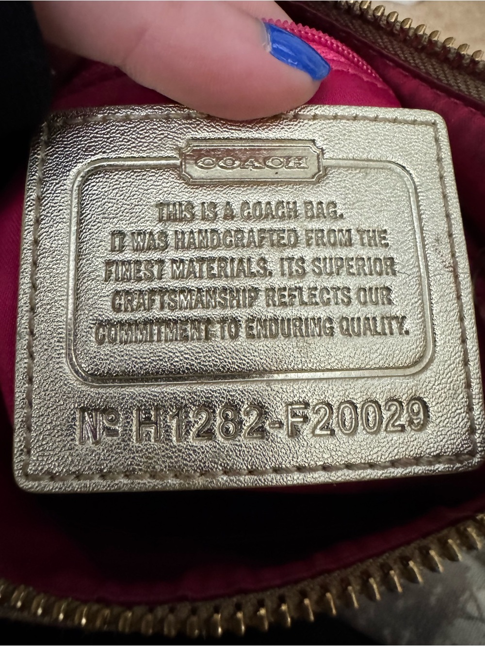 Coach Poppy ‘Pop C’ Shoulder Bag - Picture 11 of 11